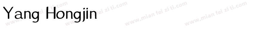 Yang Hongjin字体转换